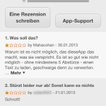 Screenshot Bewertung App Livescribe